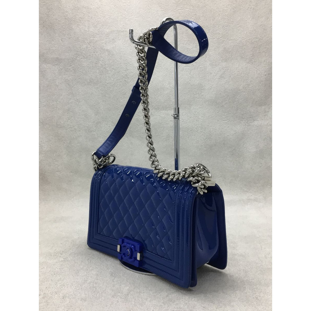 Chanel Calfskin Enamel Chain Shoulder Bag - Picture 2 of 6